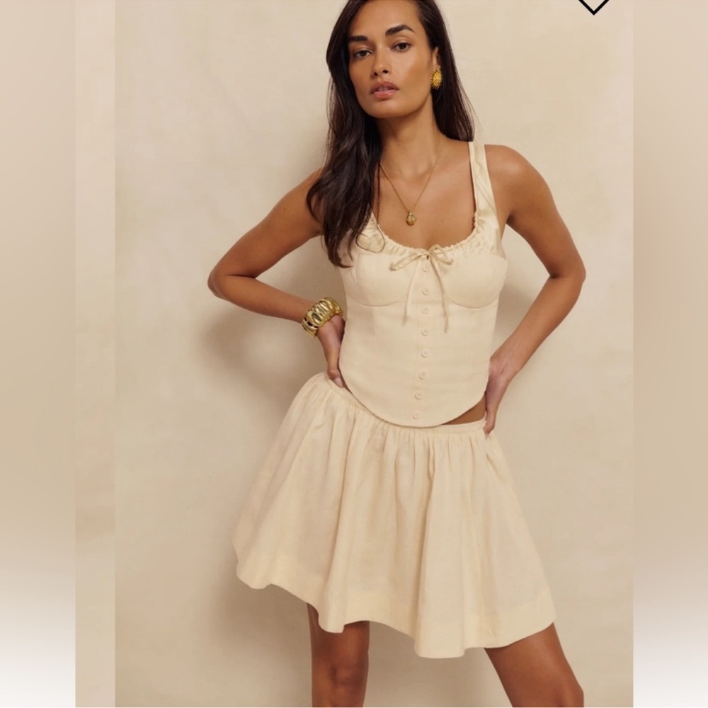 Evy linen two piece